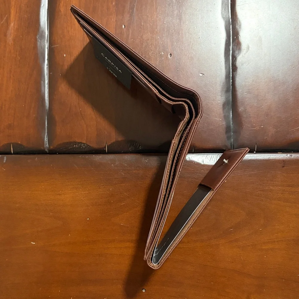 CARPISA Leather Collection Brown Leather Wallet